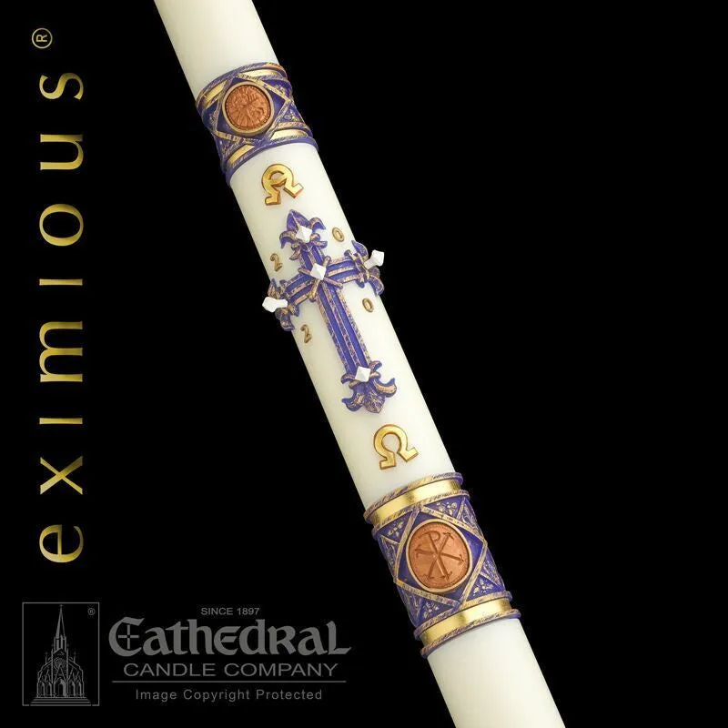 1-15/16" x 39" Lilium Eximious Paschal Candle