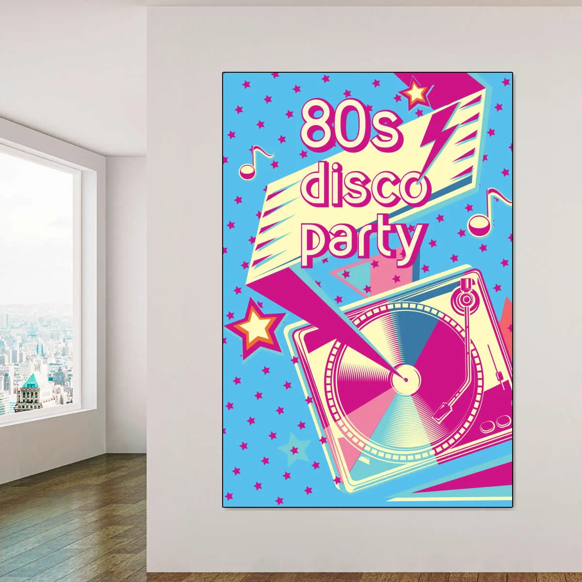 80's Disco Party Wall Art