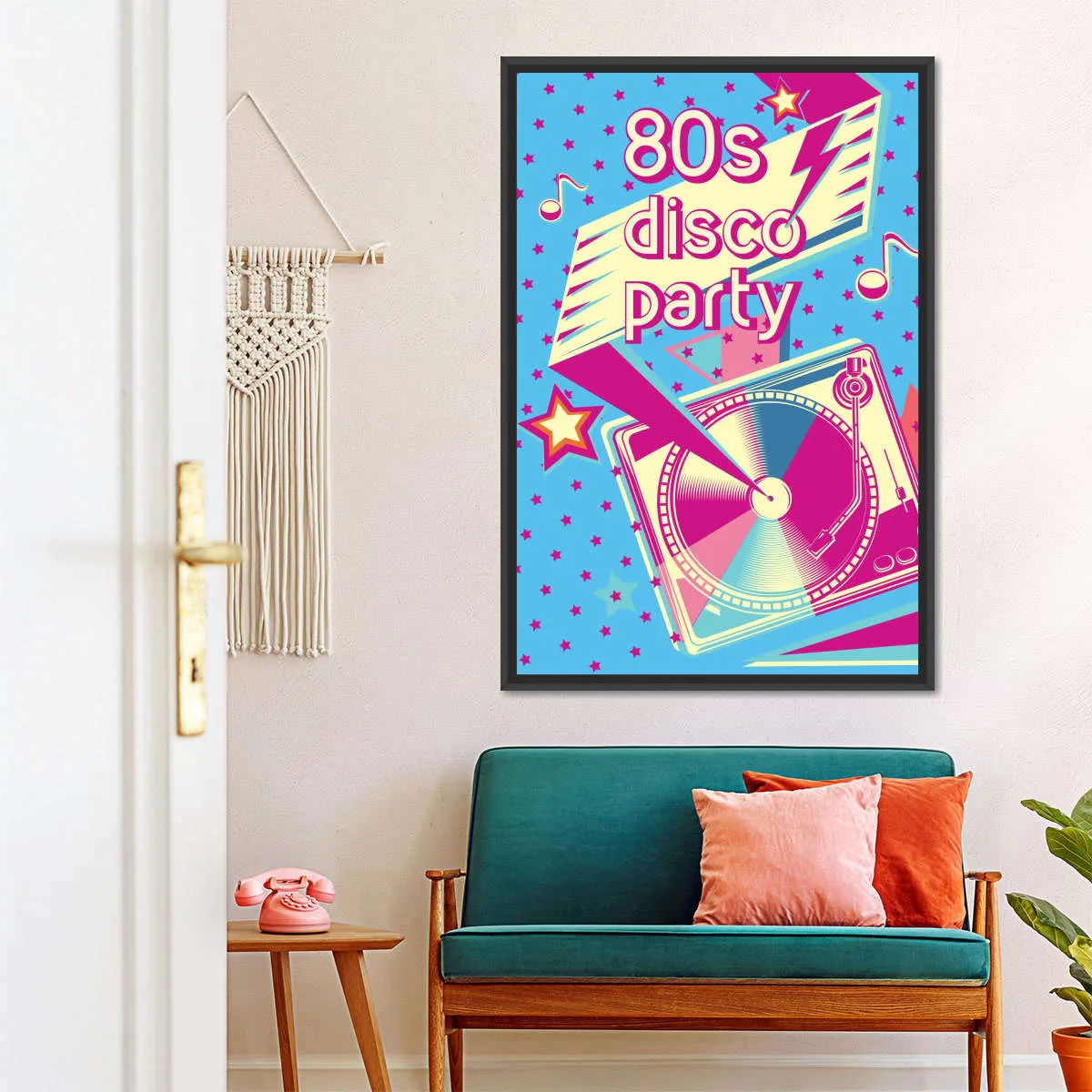 80's Disco Party Wall Art