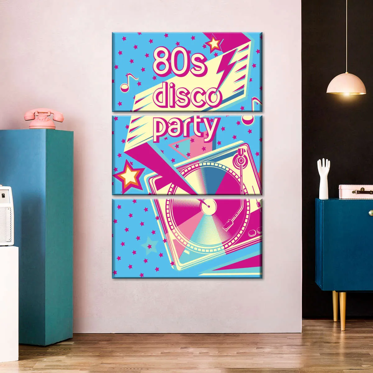 80's Disco Party Wall Art