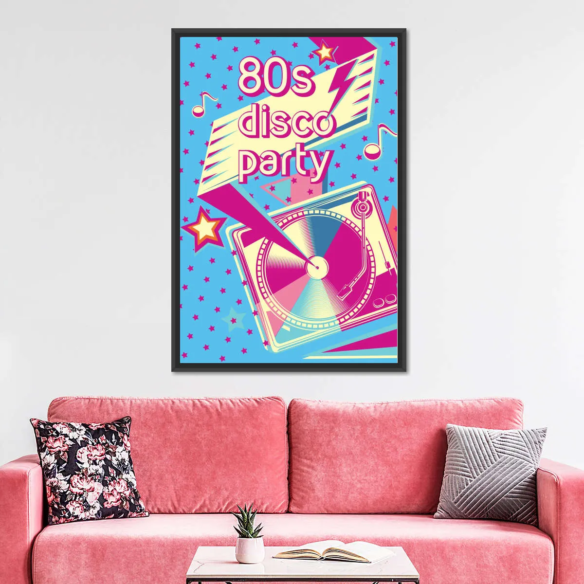 80's Disco Party Wall Art