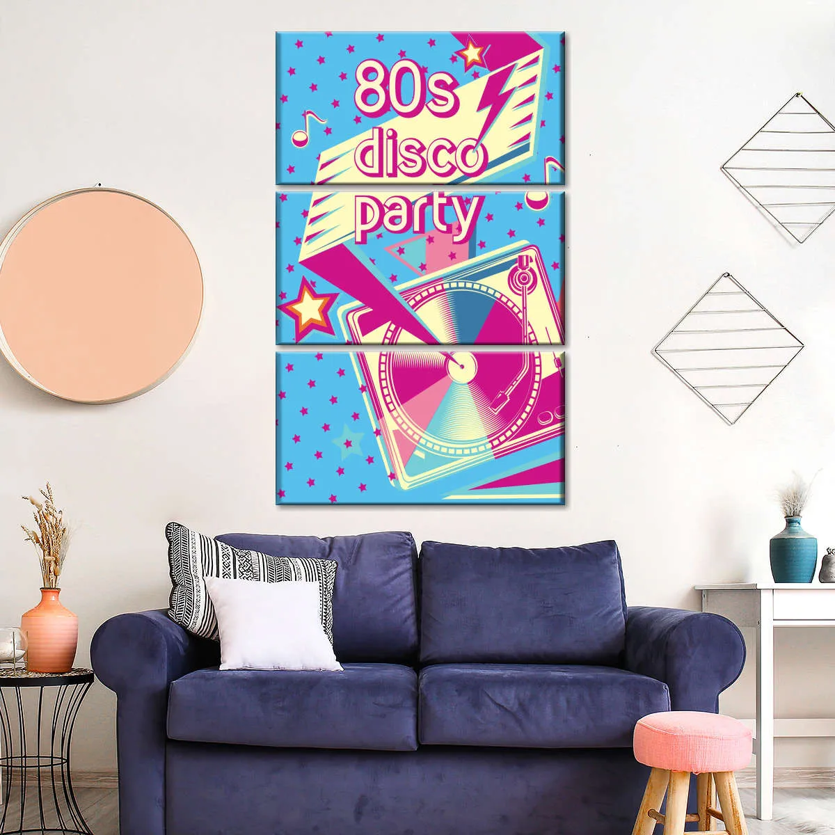 80's Disco Party Wall Art