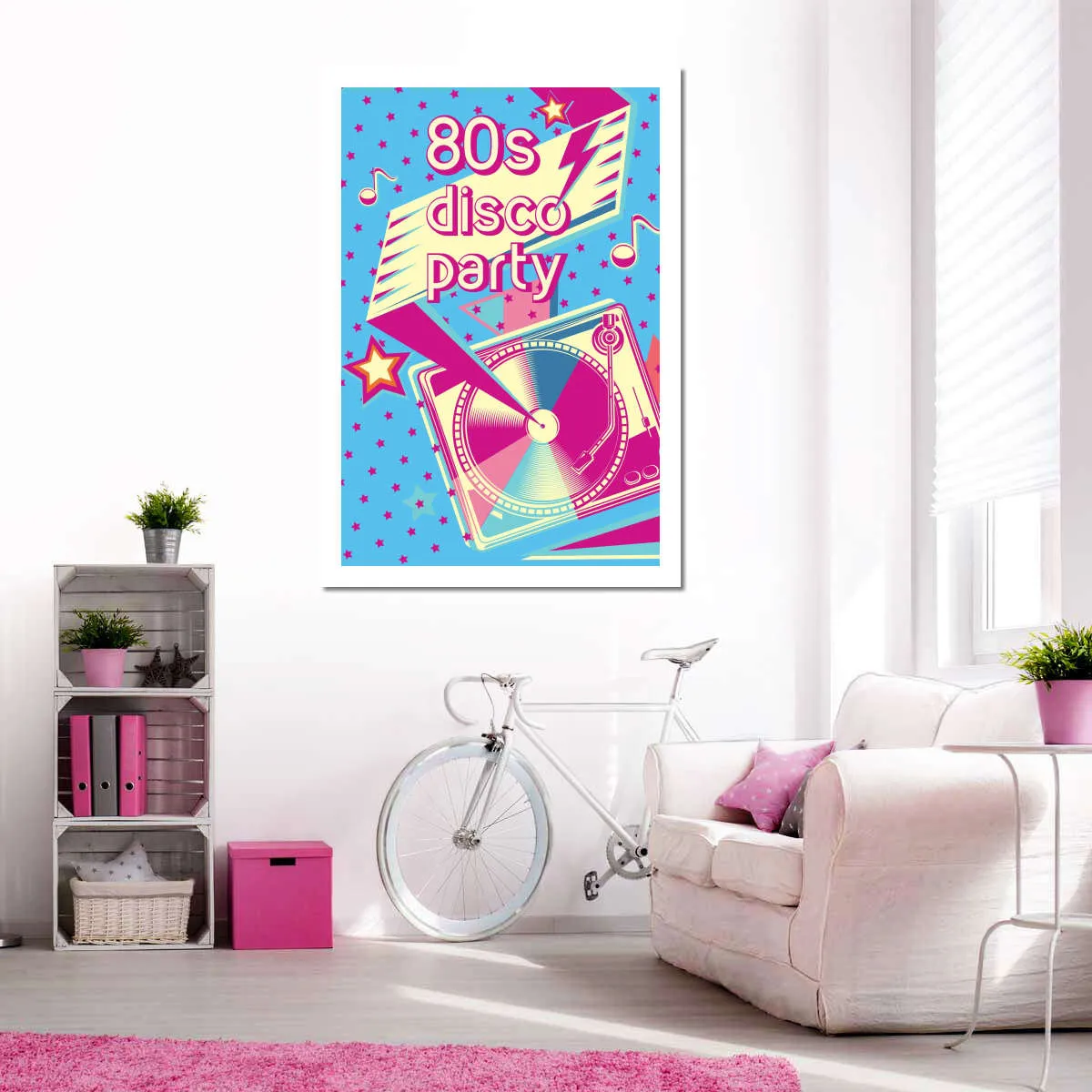 80's Disco Party Wall Art