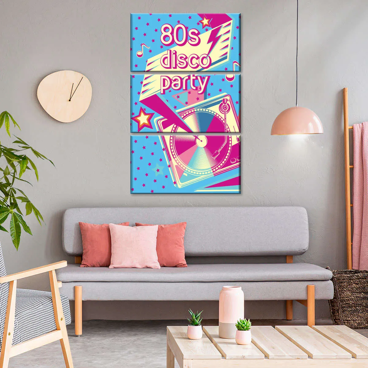 80's Disco Party Wall Art