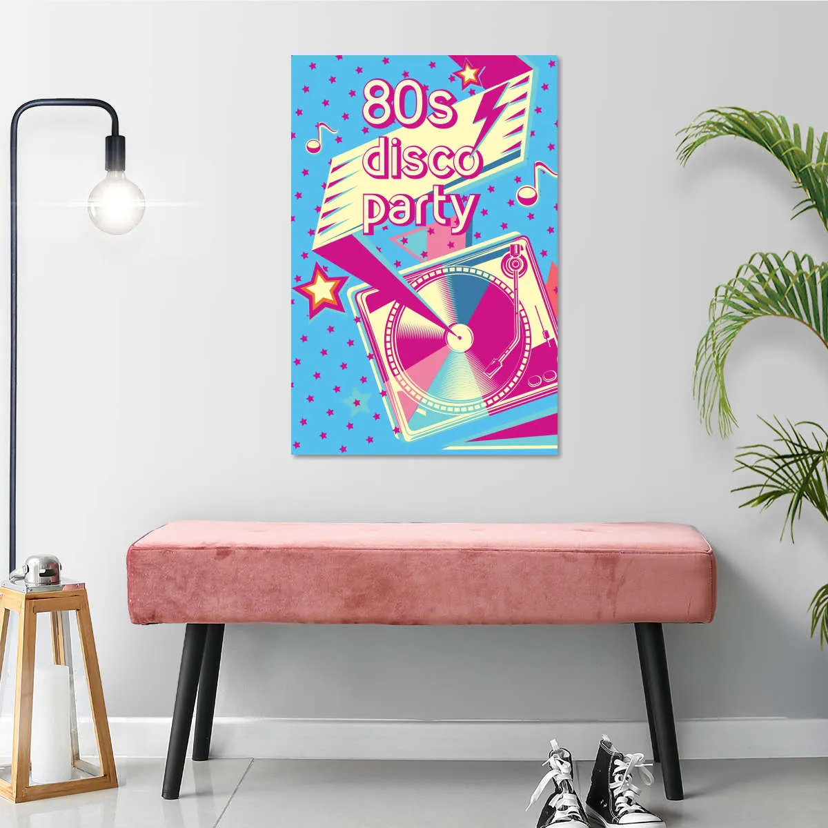 80's Disco Party Wall Art