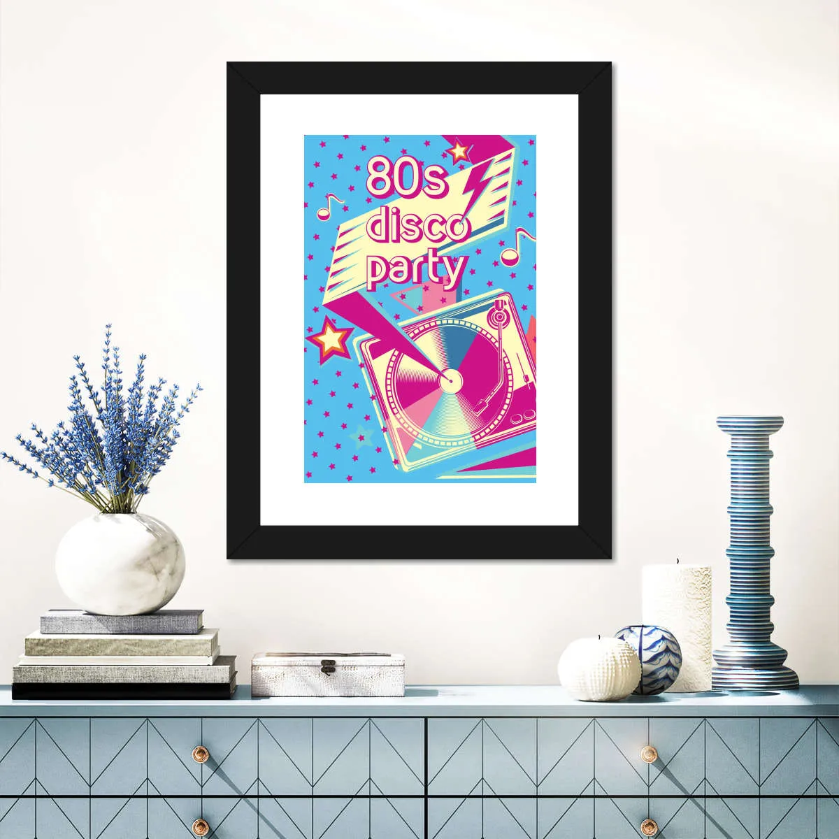 80's Disco Party Wall Art