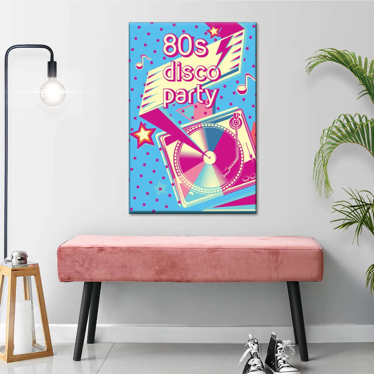 80's Disco Party Wall Art