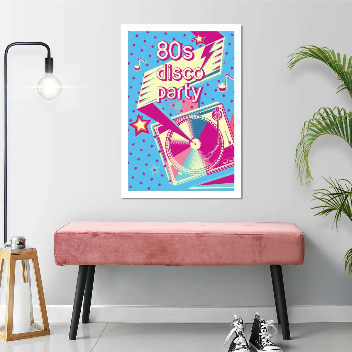 80's Disco Party Wall Art