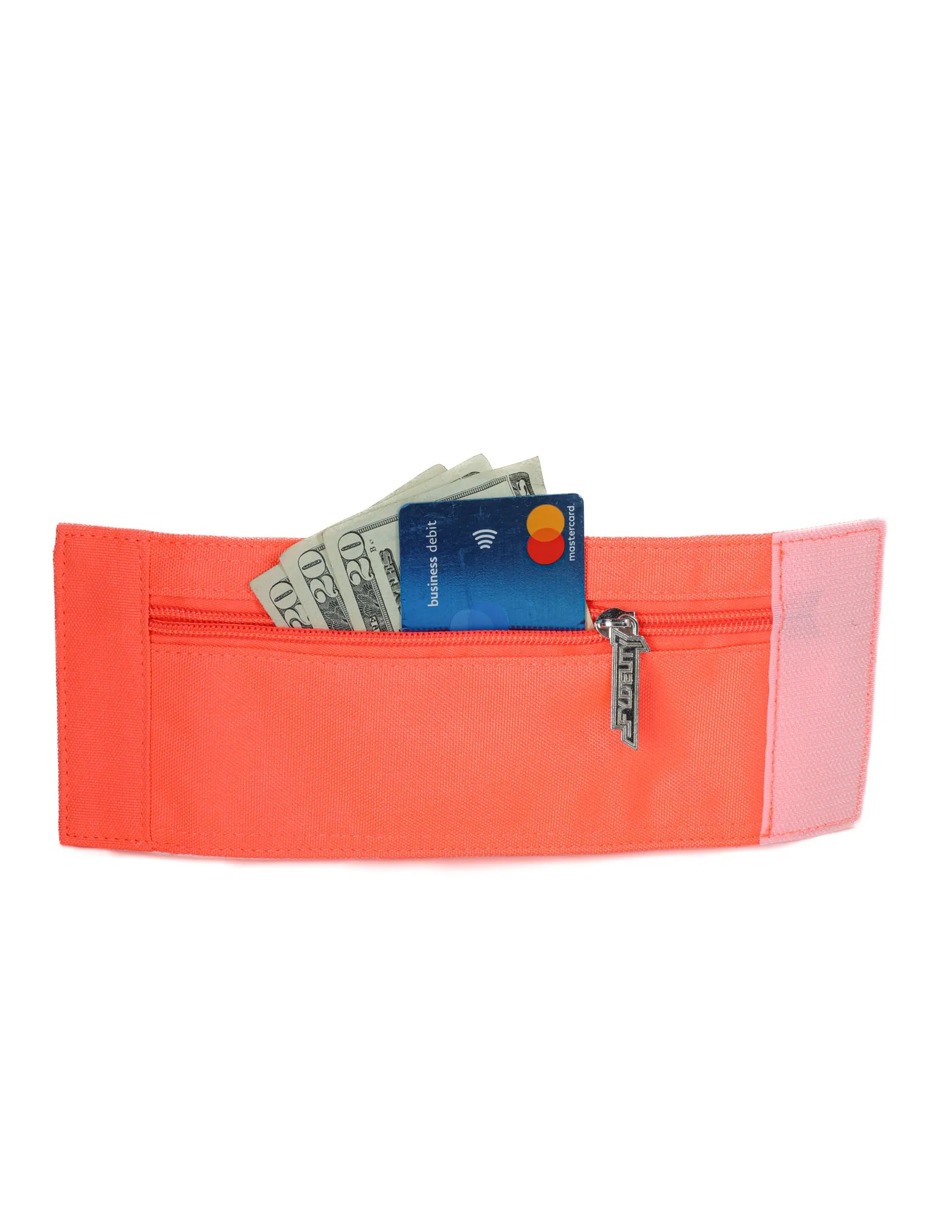 80's Wrist Wallet | Neon Red