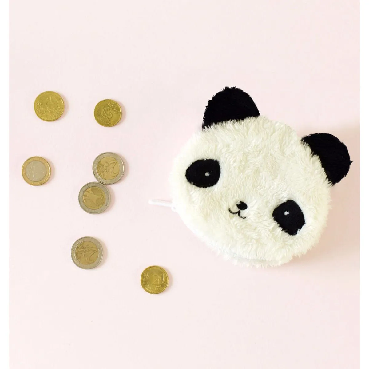 A Little Lovely Company Pocket Money Purse Fluffy Panda