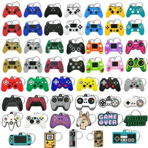 A set of 50 cute keychains, featuring game controllers