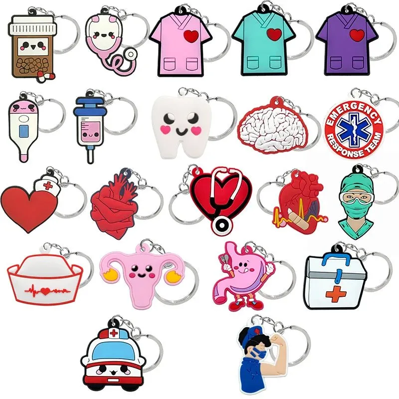 A set of 50 cute keychains, featuring game controllers