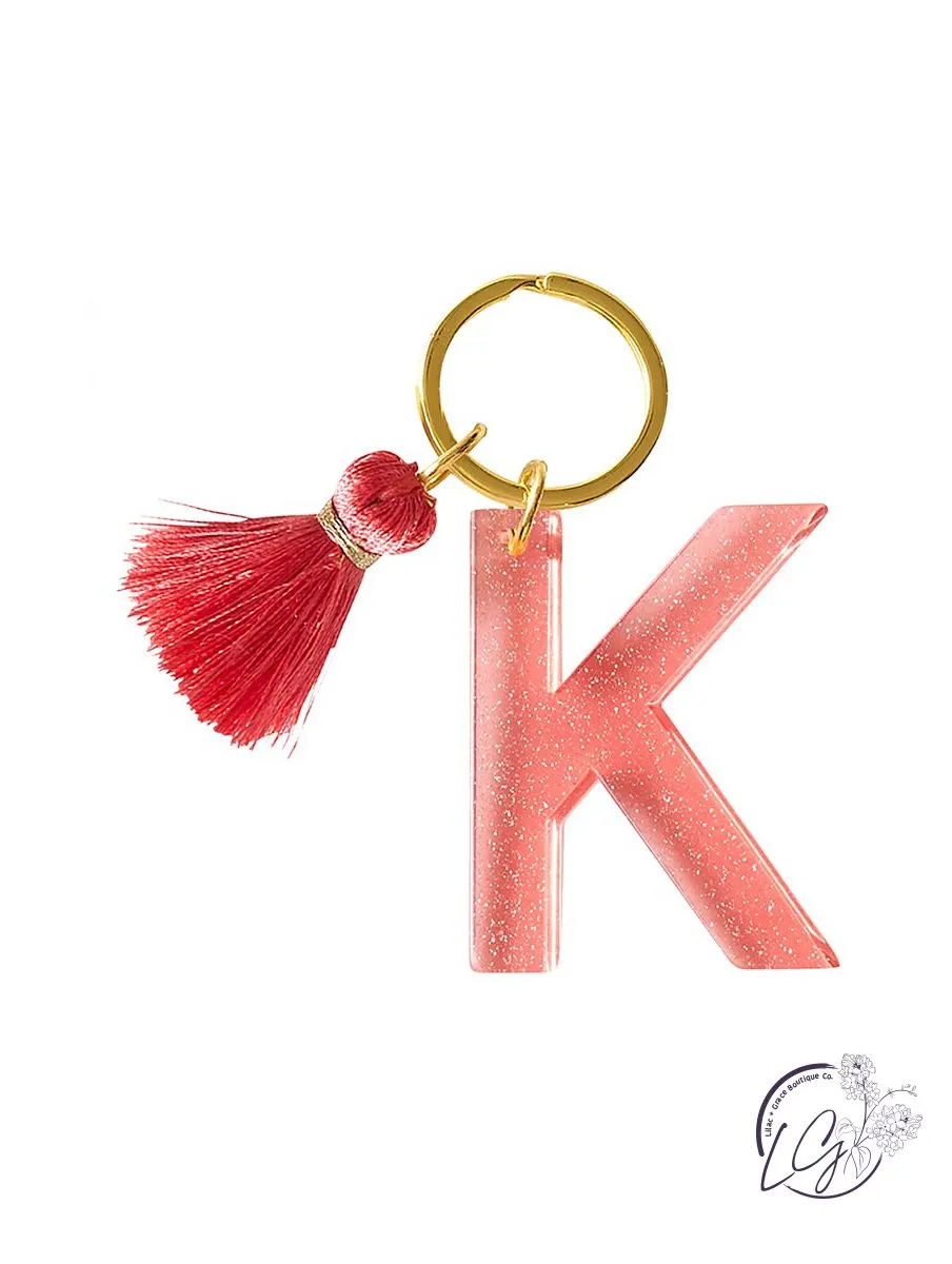 Acrylic Letter Key Chain