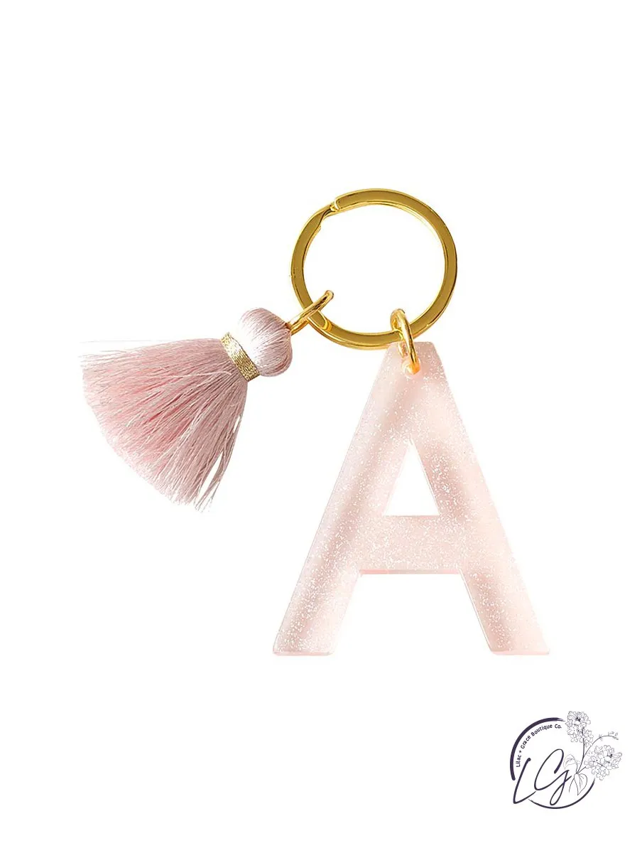 Acrylic Letter Key Chain