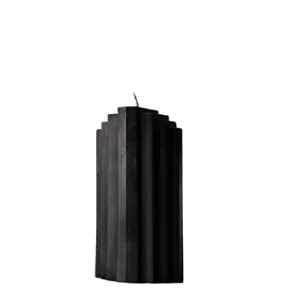 Aesthetics Scented Soy Wax Building Block Pillar Candle | Color: Black | Fragrance: Magical | Home Decor, Aromatherapy, Birthday, Diwali, Christmas