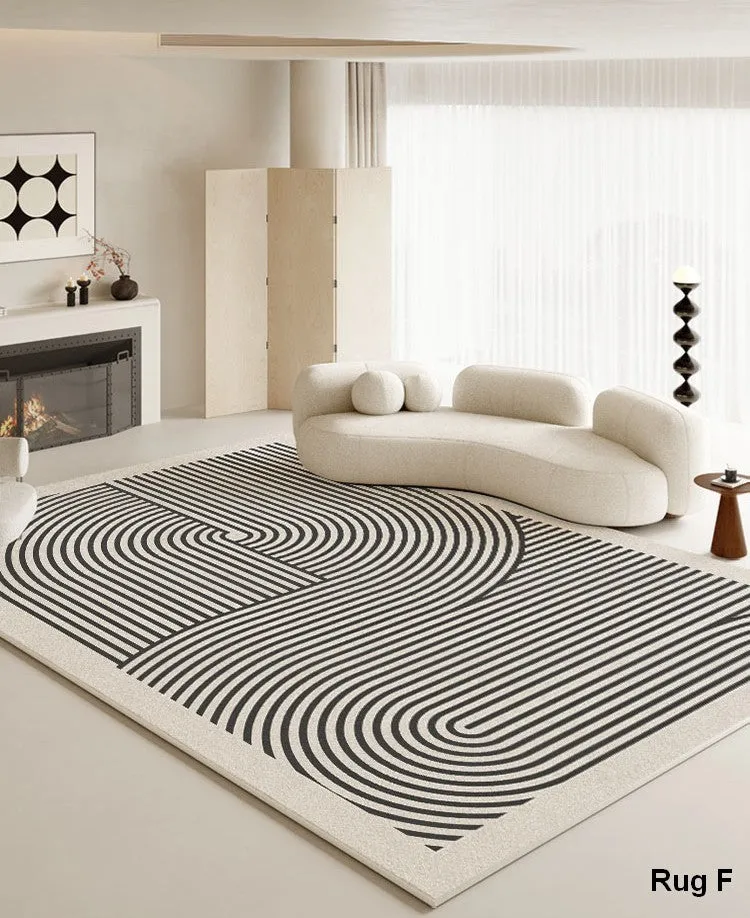 Bedroom Modern Floor Rugs, Large Area Rugs for Office, Modern Area Rug for Living Room, Contemporary Area Rugs under Sofa