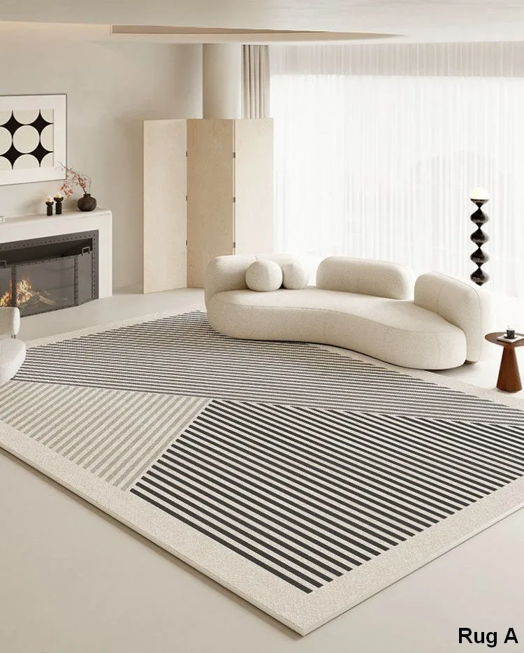 Bedroom Modern Floor Rugs, Large Area Rugs for Office, Modern Area Rug for Living Room, Contemporary Area Rugs under Sofa