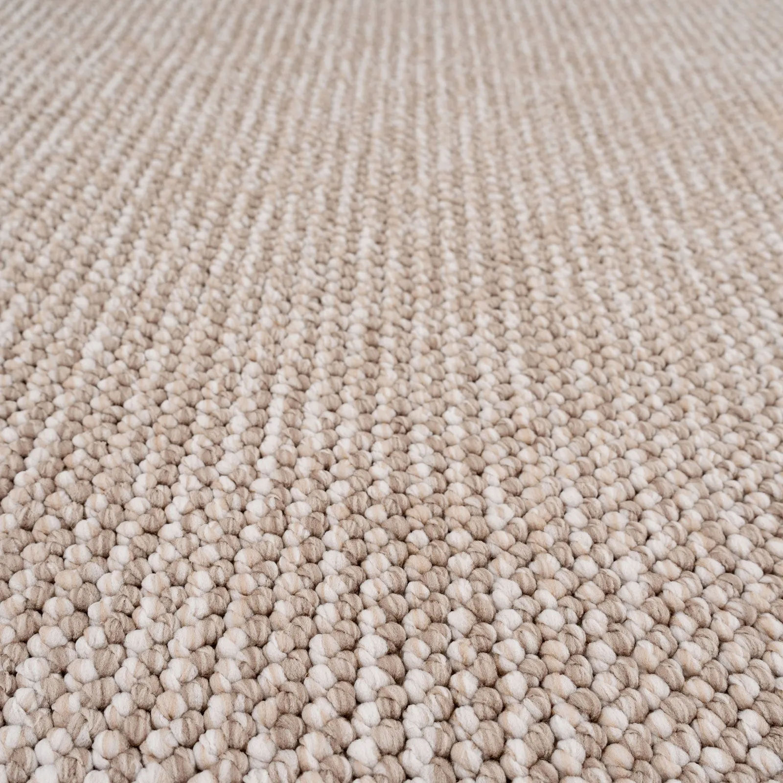 Beige Wool Style Rug - Tala