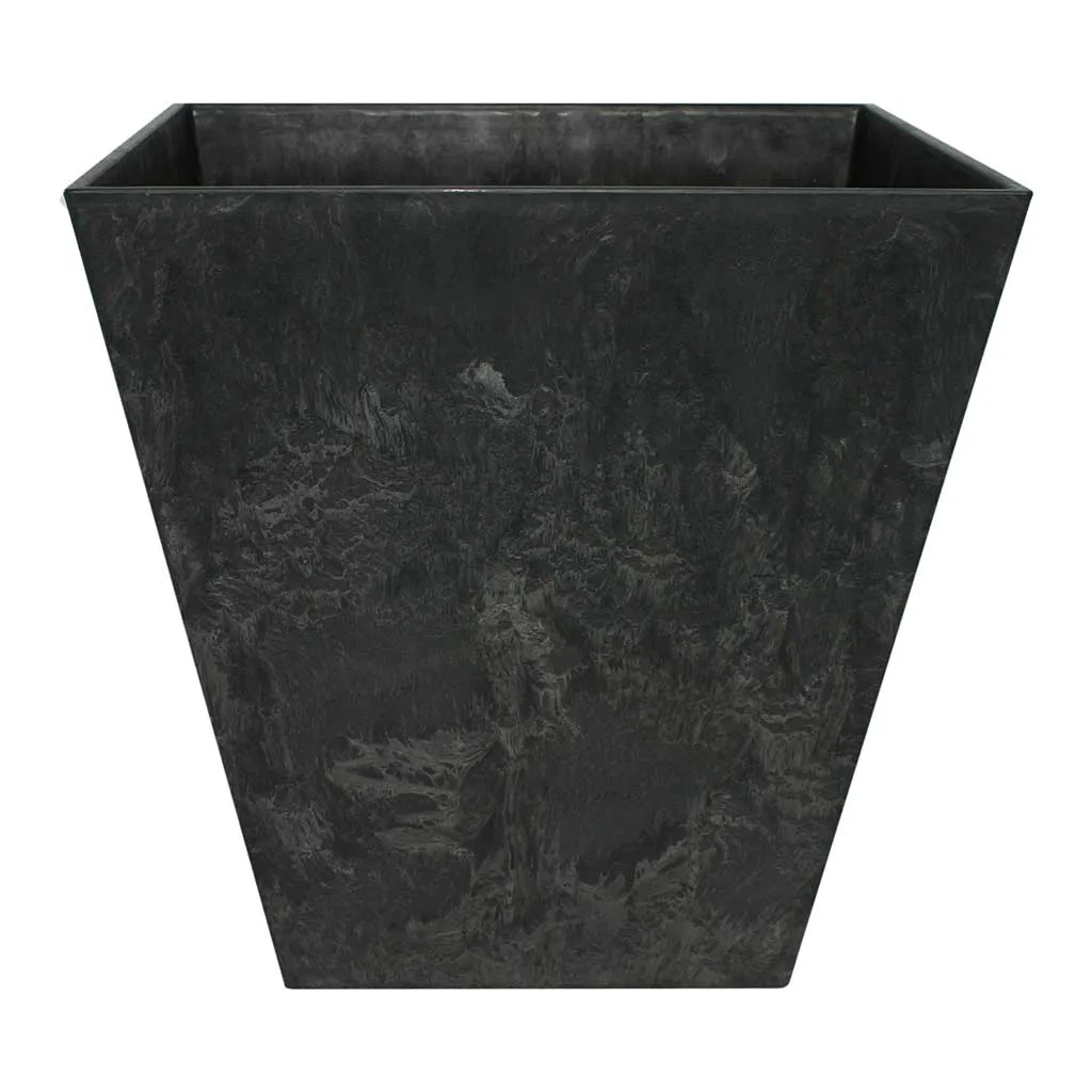 Black Artstone Plant Pot - 35cm