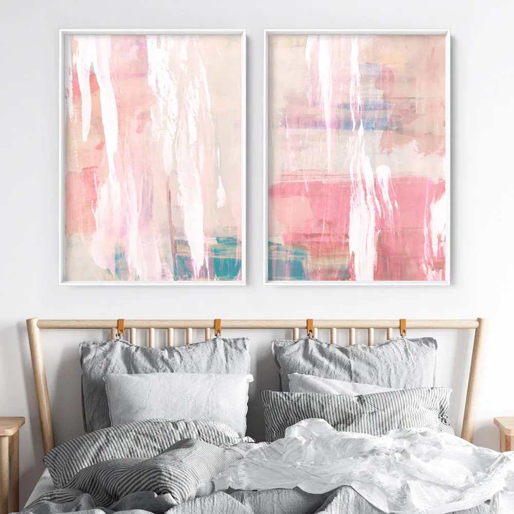 Blush Flurry II  - Art Print