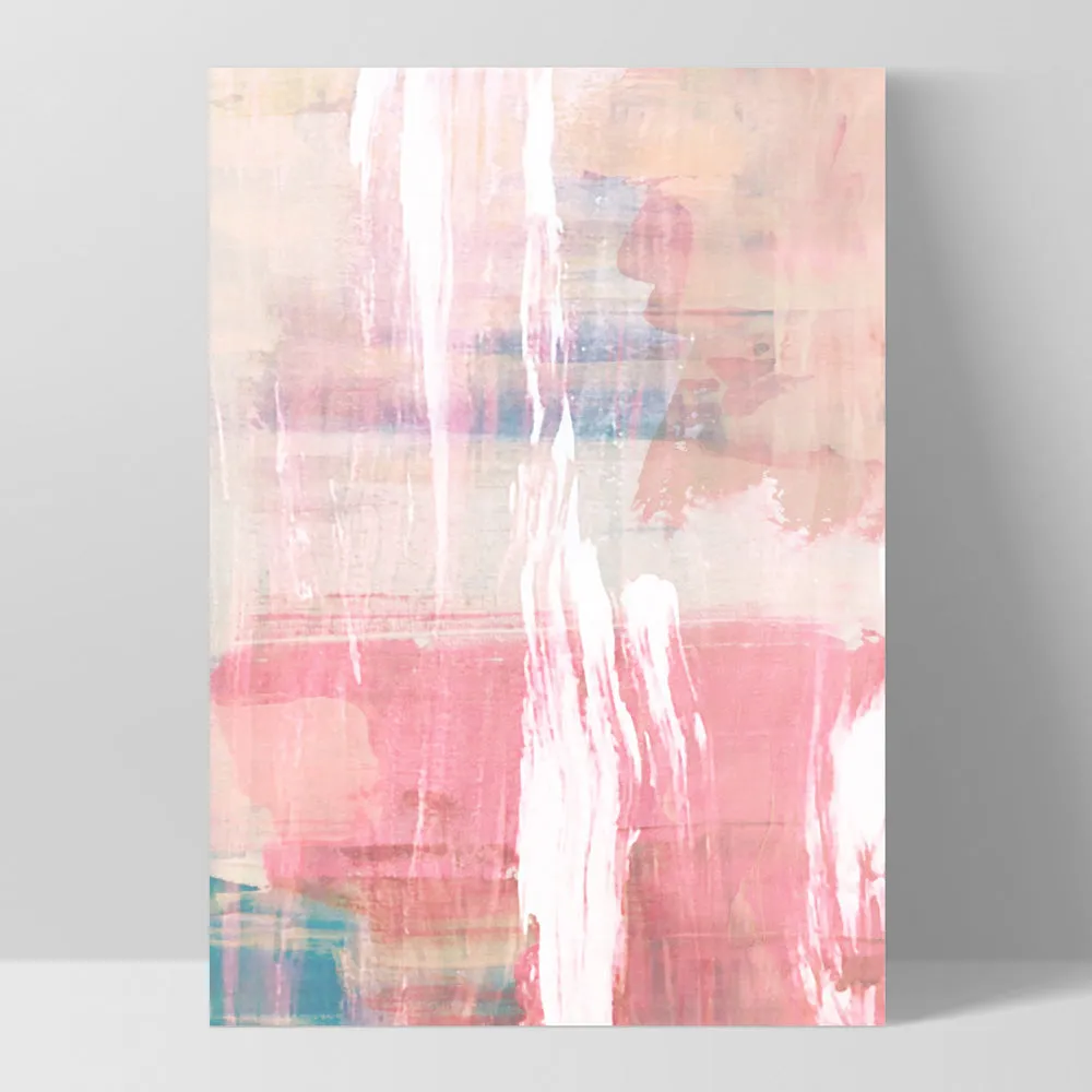 Blush Flurry II  - Art Print