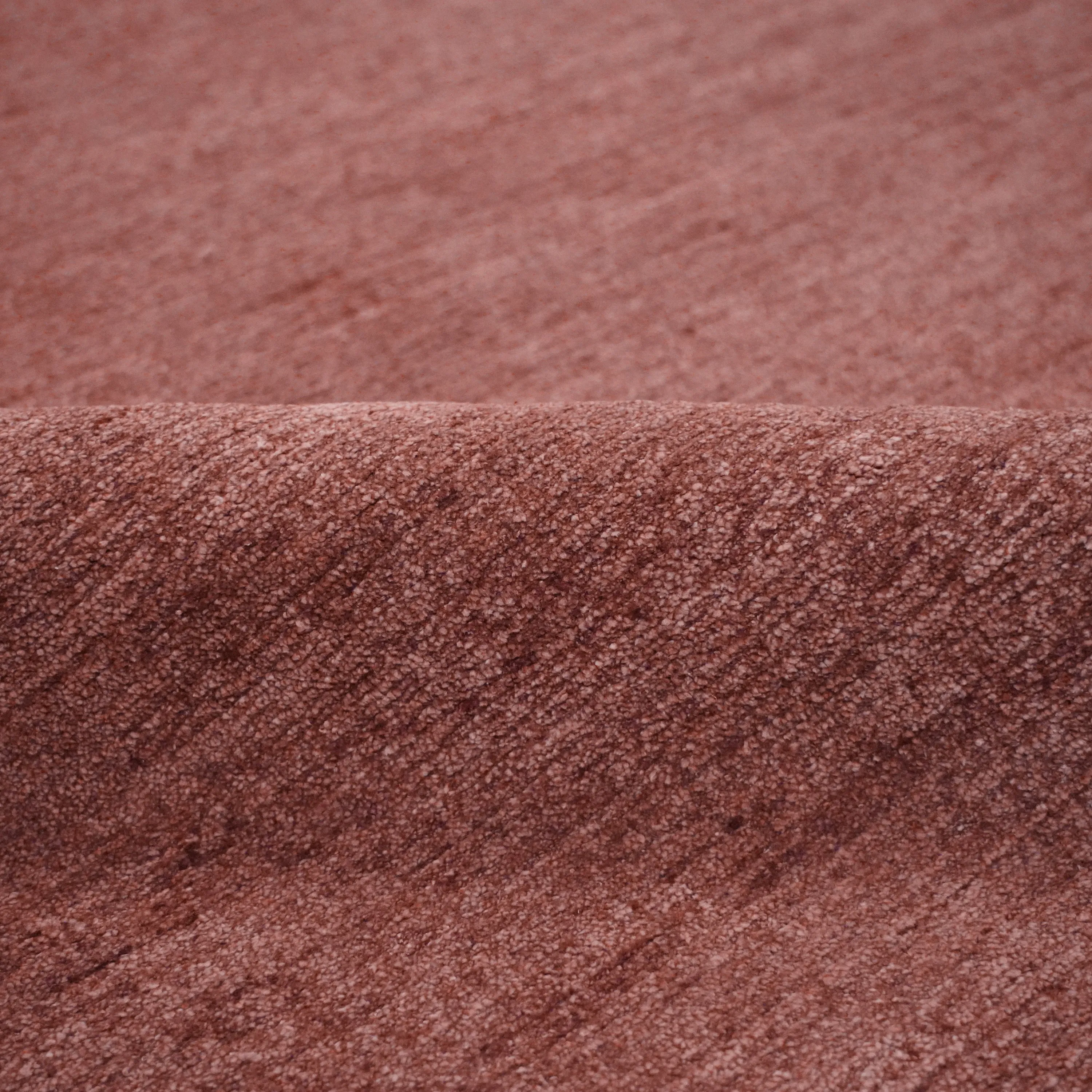 Blush Solid Silk Rug - 8' x 10'1"