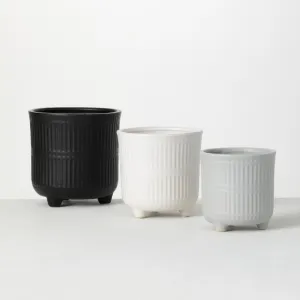 Ceramic Planters Set Of 3