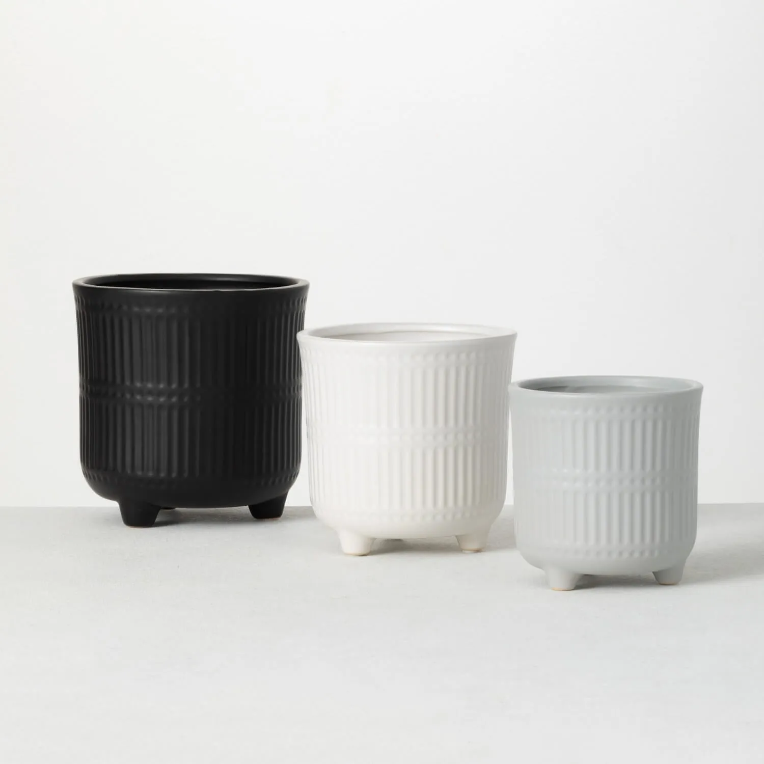 Ceramic Planters Set Of 3