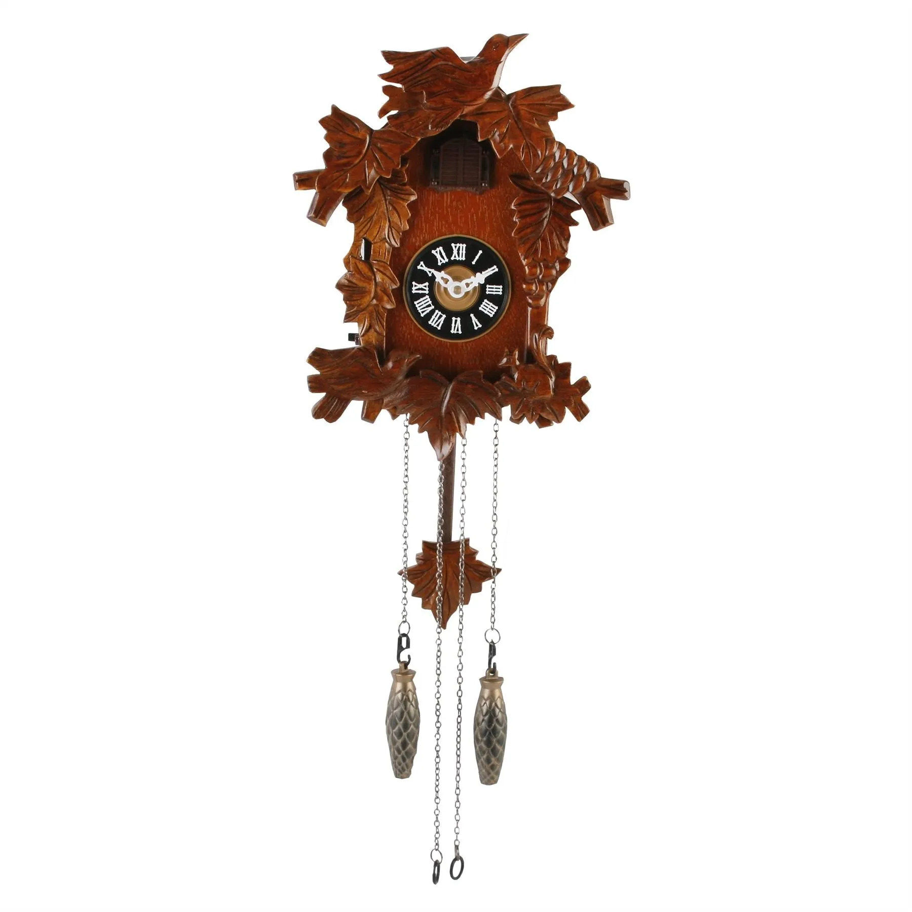 Classic Quartz Cuckoo Clock with Birds W6754