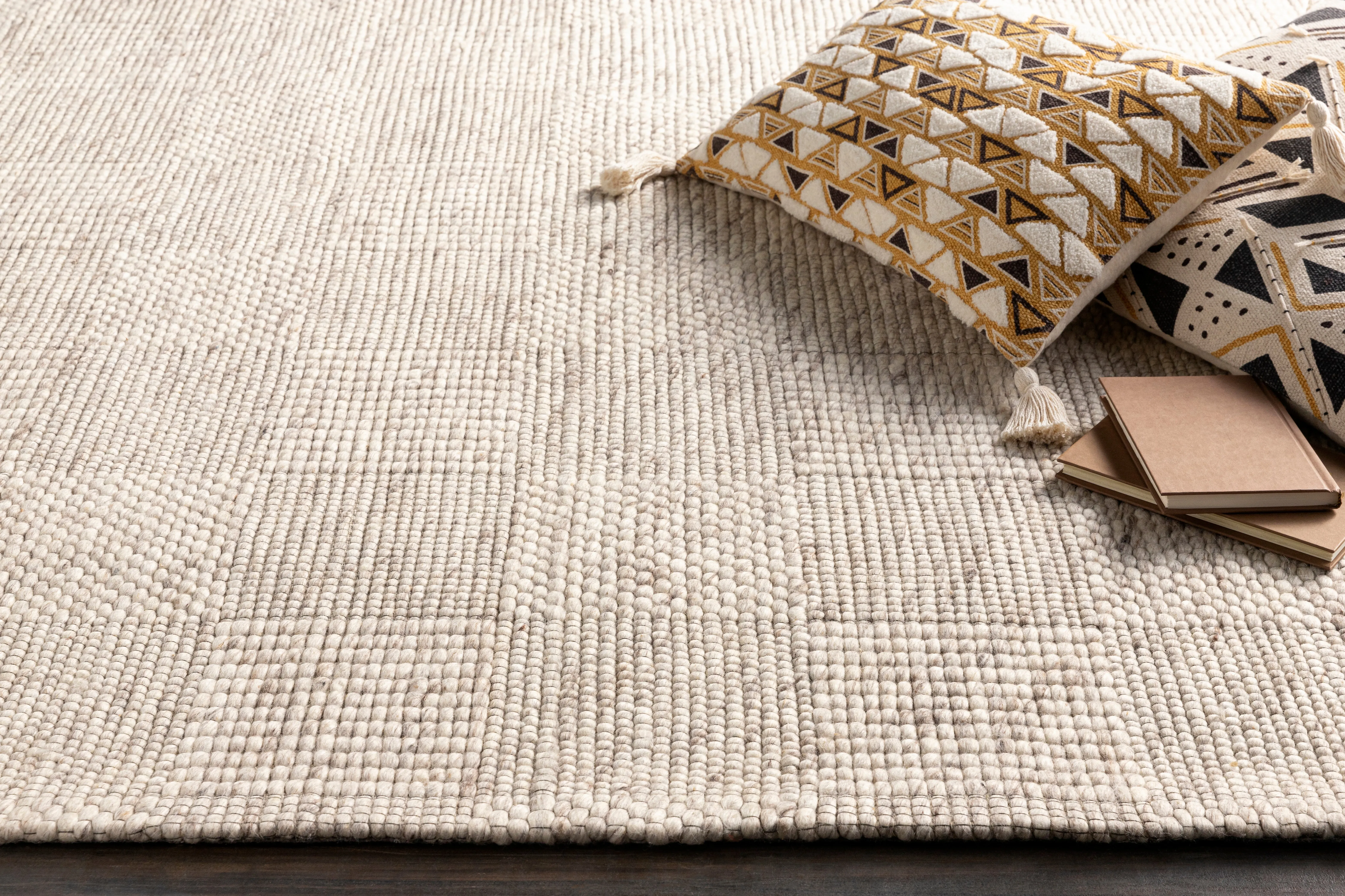 Colette Oatmeal Checkered Rug