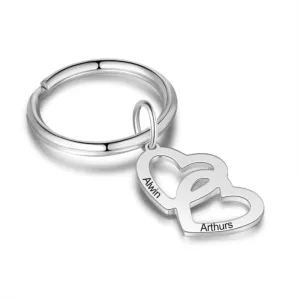 Customized Engraving Name Keyring Keychains