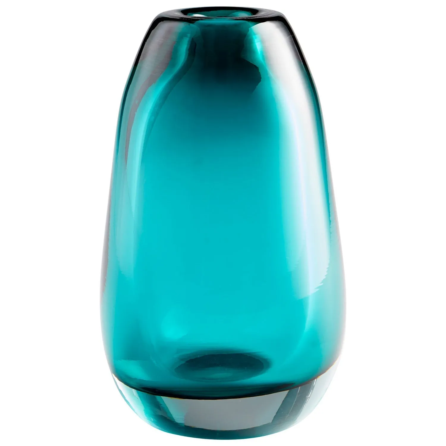 Cyan Design 09493 Blown Ocean Vase - Blue - Small