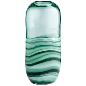 Cyan Design 10885 Torrent Vase - Green - Short