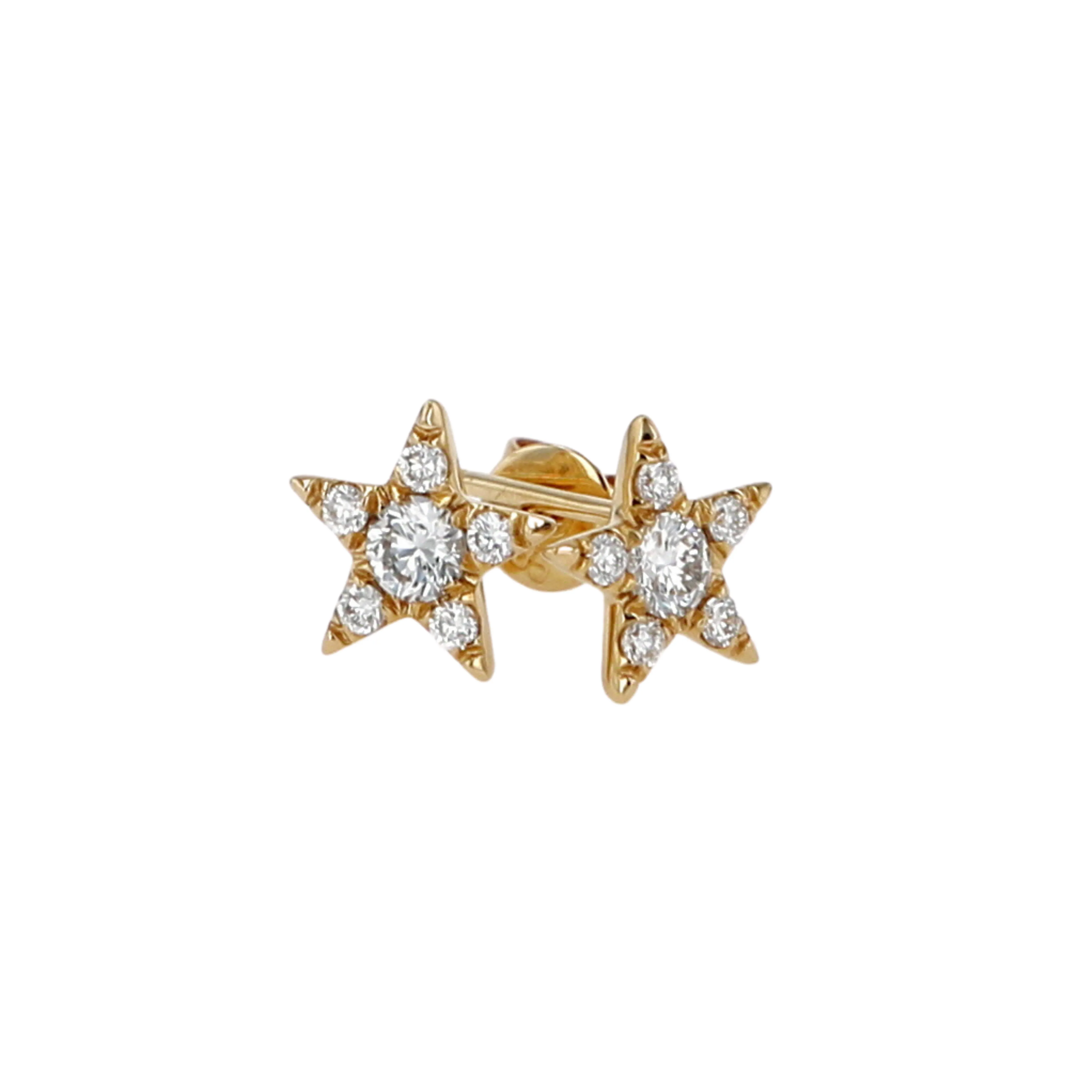 Diamond Star Earrings