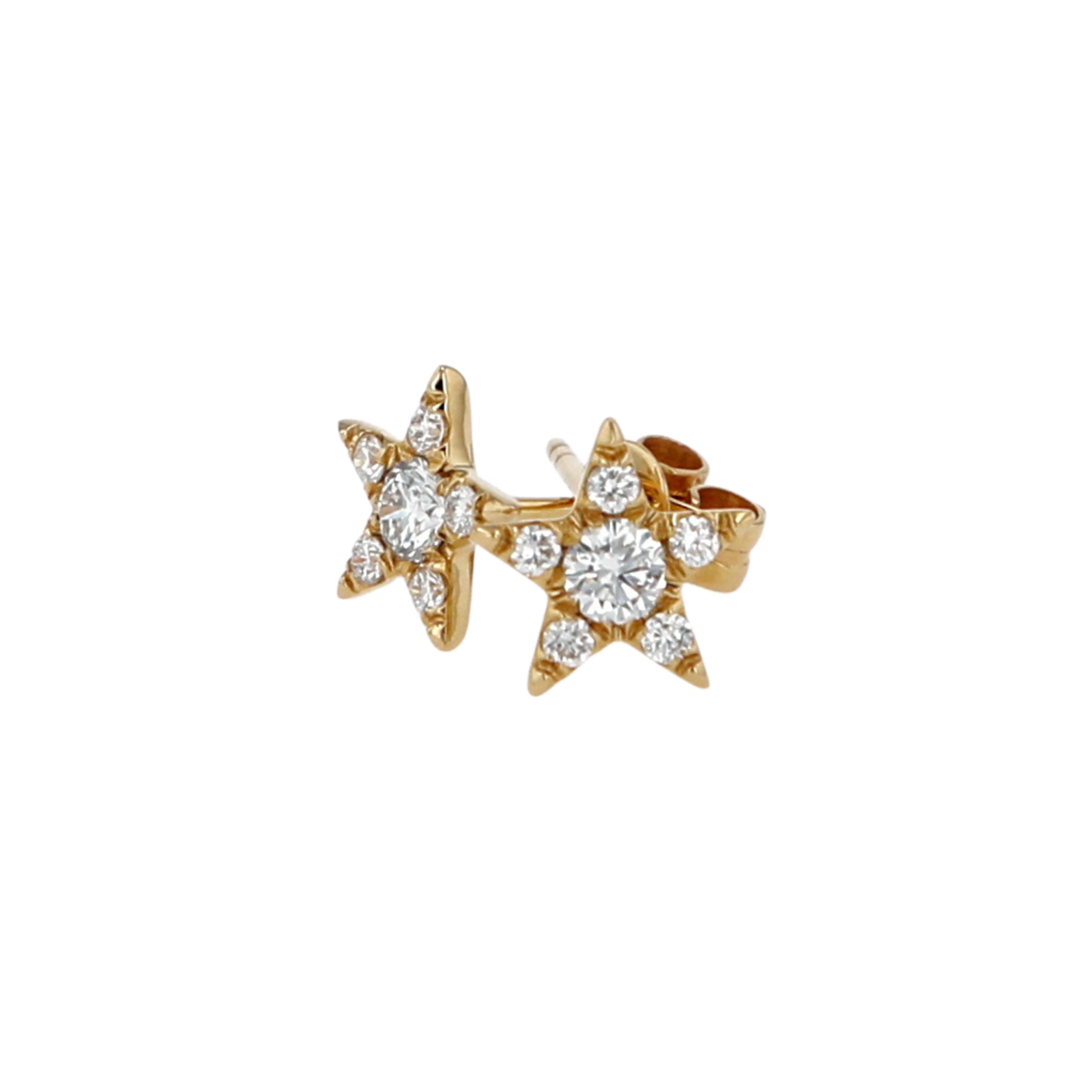 Diamond Star Earrings