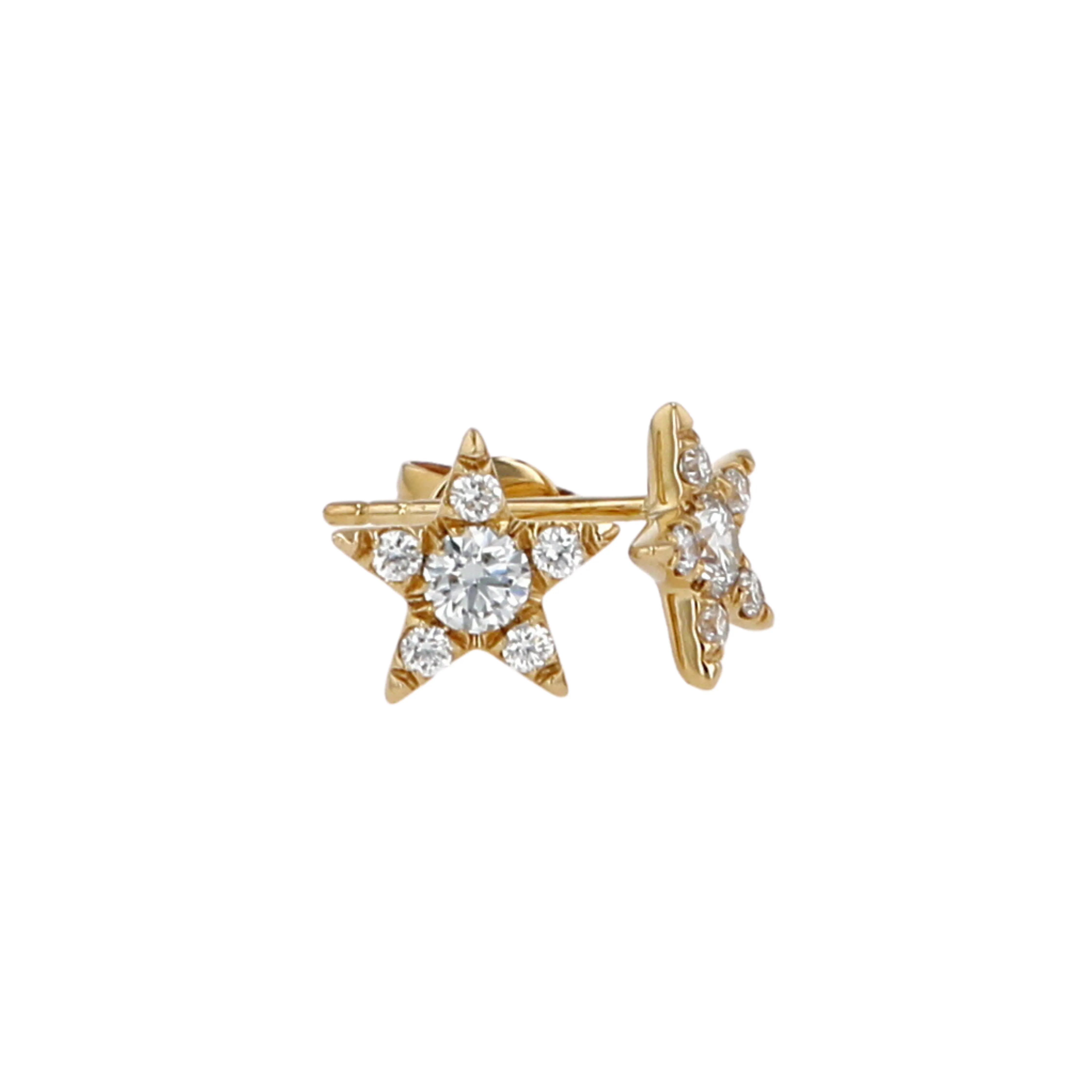 Diamond Star Earrings