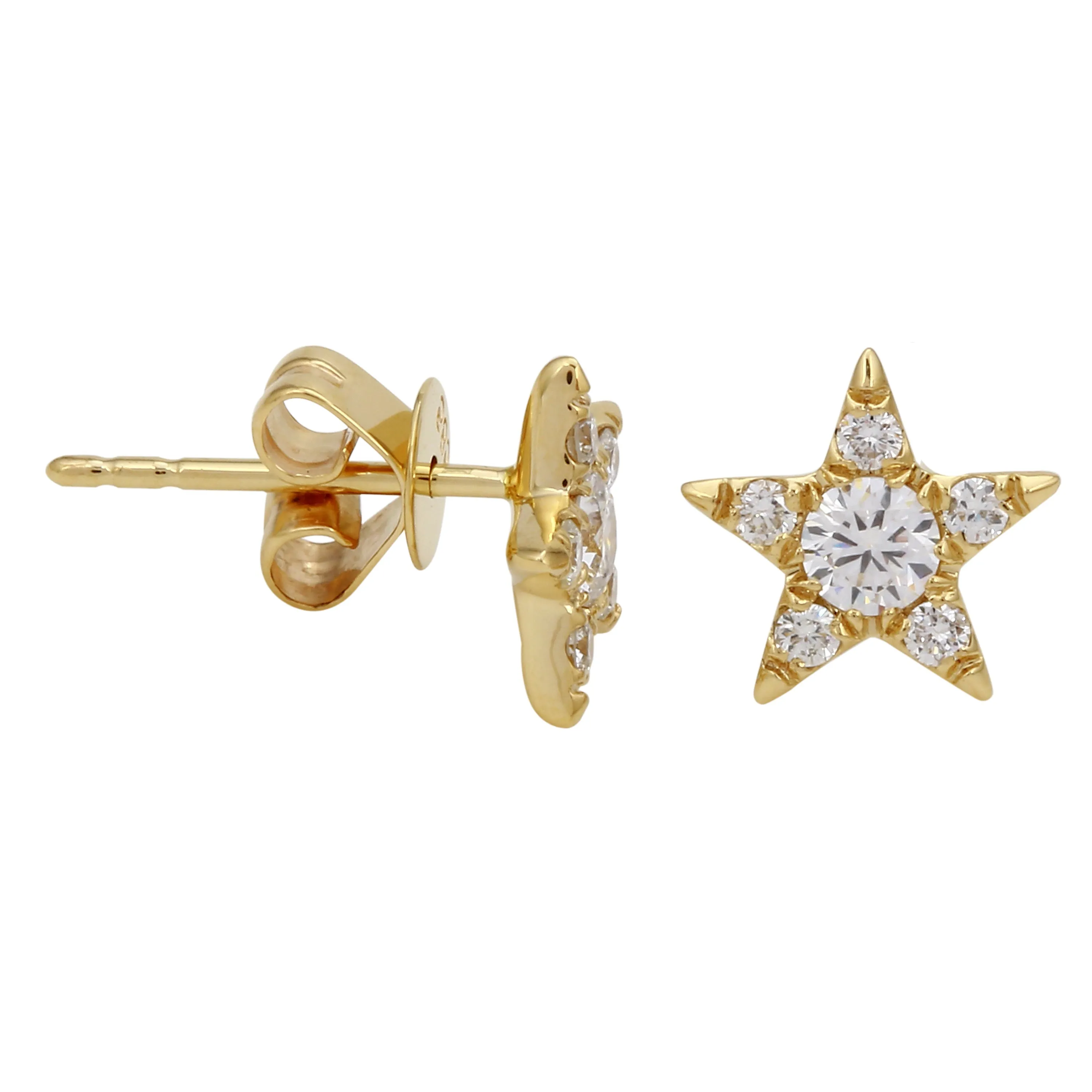 Diamond Star Earrings