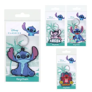 Disney Classics Stitch 2D Rubber Character Keychain