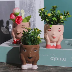 Doll head planters