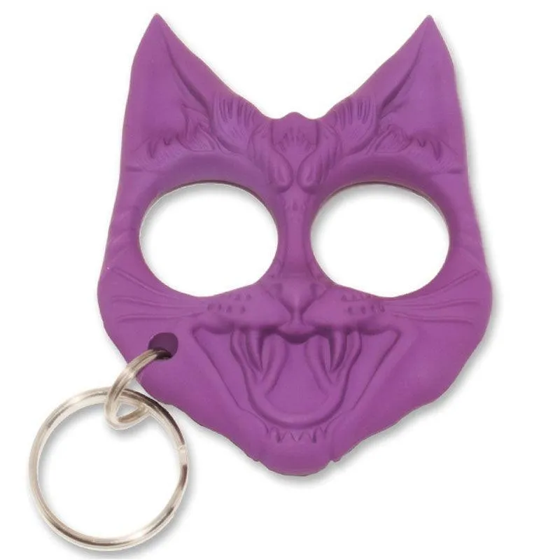 Evil Kitty Kat Self Defense Keychain Mix Colors Package of 3 Units