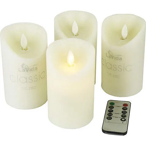 Flameless Candles Large w-Remote