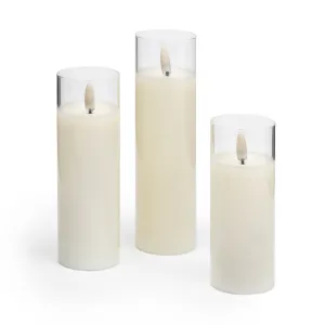 Flicker Flame Candle Trio