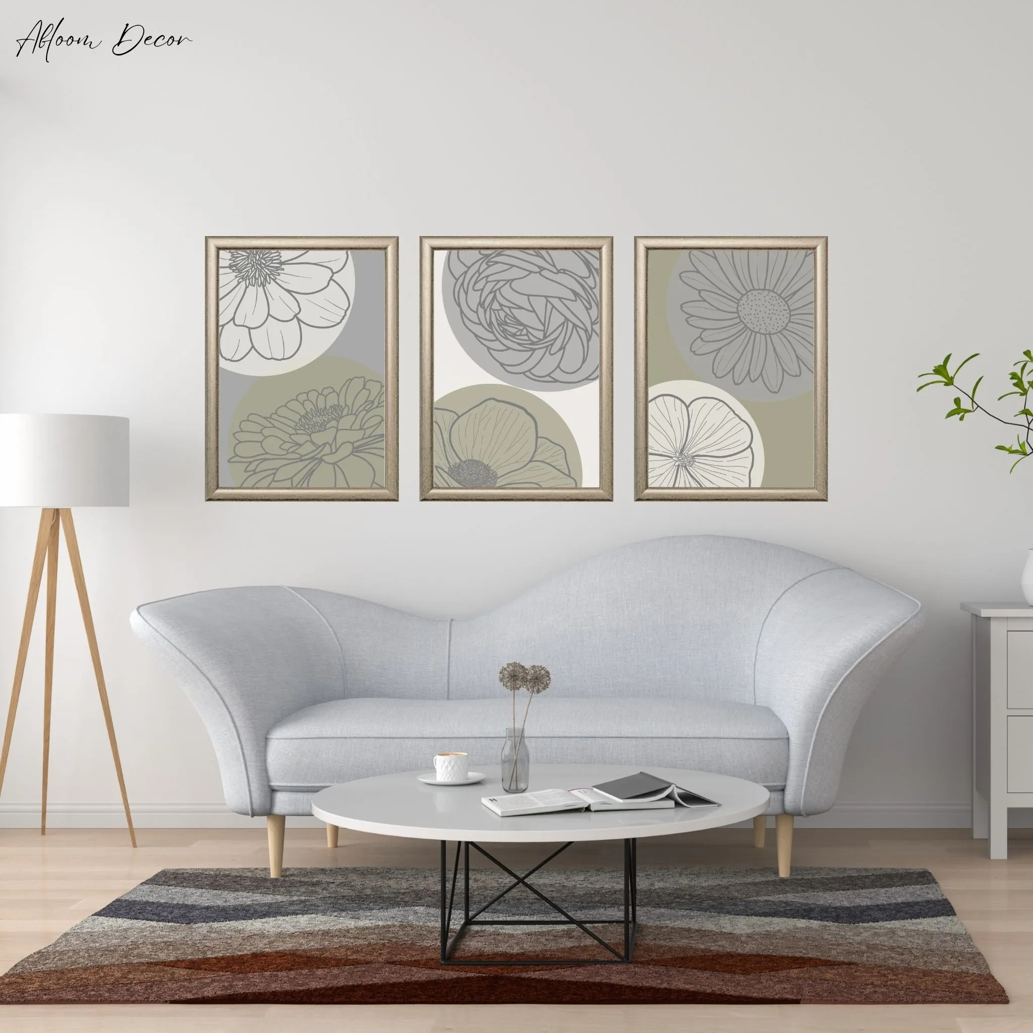 Flower Line Art Prints