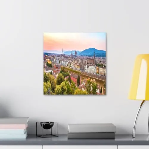 GADGETS WRAP Canvas Gallery Wrap Framed for Home Office Studio Living Room Decoration (10x10inch) - Michelangelo City