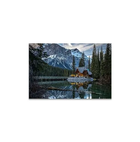 GADGETS WRAP Canvas Gallery Wrap Framed for Home Office Studio Living Room Decoration (14x11inch) - Everest Mountains