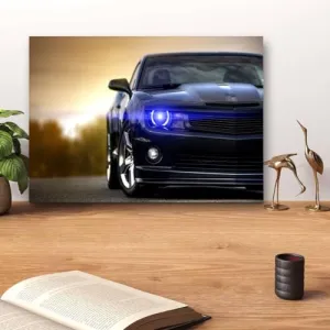 GADGETS WRAP Canvas Gallery Wrap Framed for Home Office Studio Living Room Decoration (14x11inch) - Hid Car