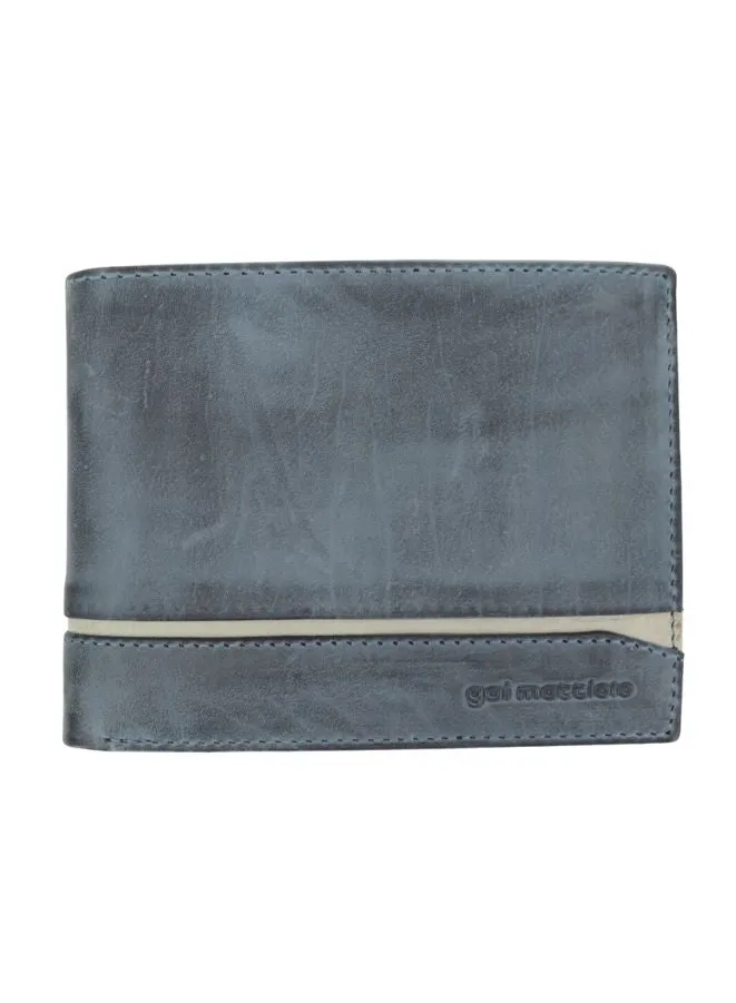 Gai Mattiolo Men's Leather Wallet, Italian Design, Elegant and Functional Wallet for Banknotes and Cards