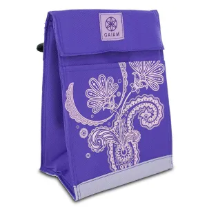 Gaiam Lunch Sack - Purple Paisley