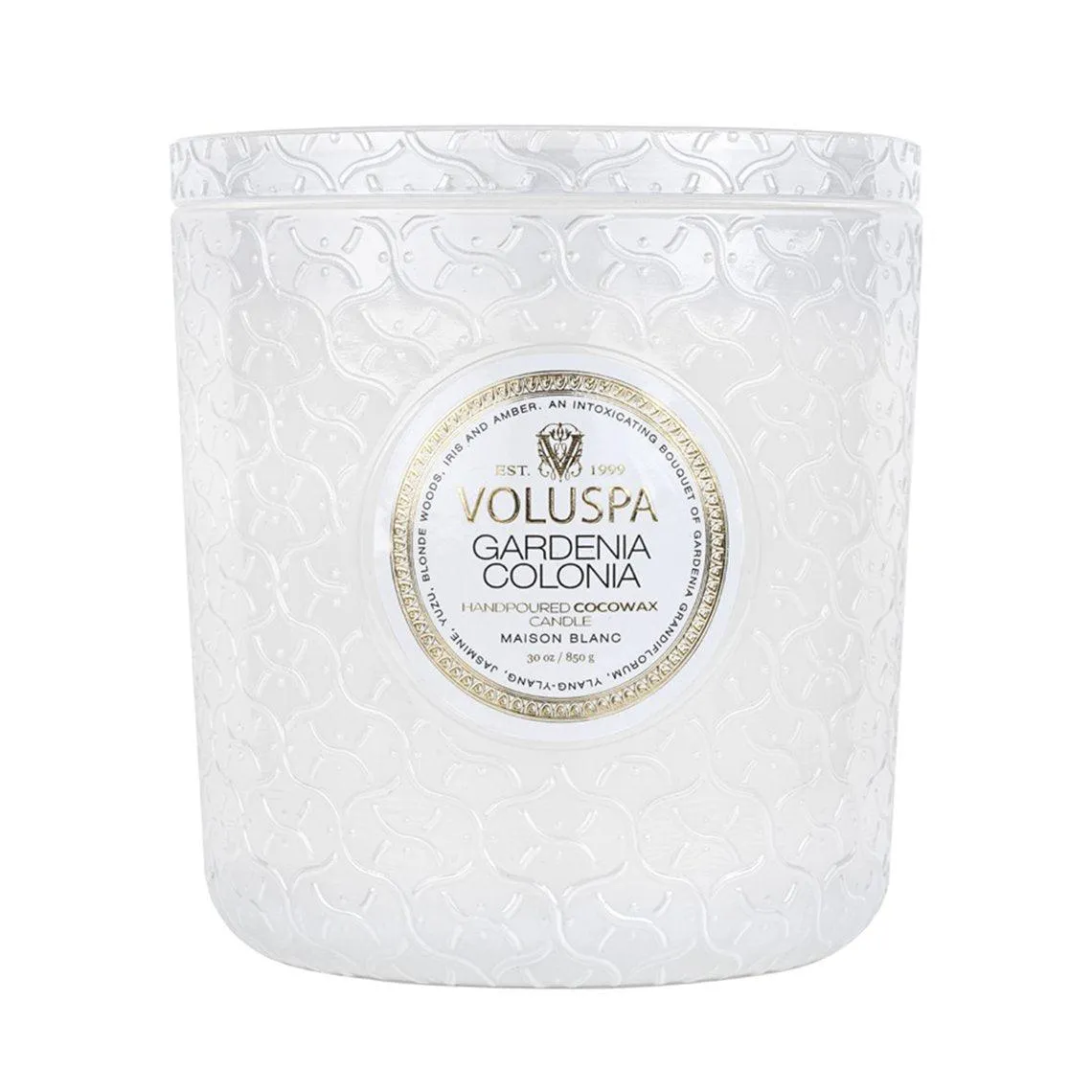 Gardenia Colonia 3 Wick Luxe Candle