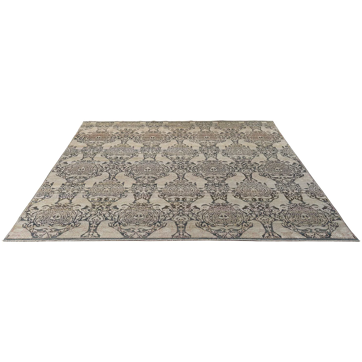 Grey Alchemy Transitional Wool Silk Blend Rug - 8'1" x 12'3"